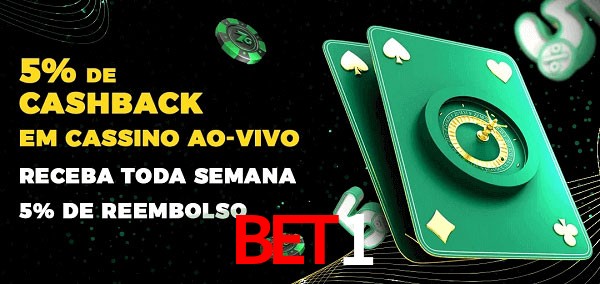 Promoções do cassino ao Vivo bet1